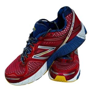 New Balance Red and Blue Athletic Shoes